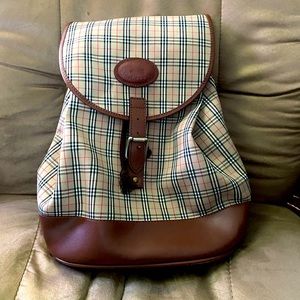 Flash Sale!!! Authentic Rare Vintage Burberry Backpack